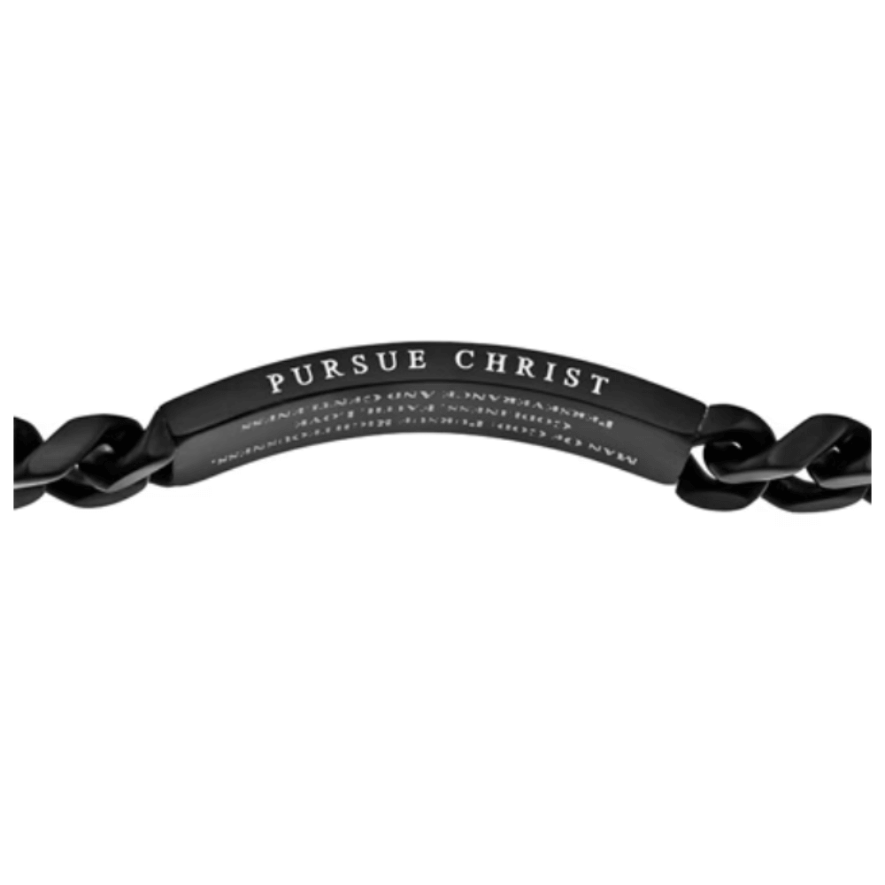 Men&#39;s Christian Bracelet Black Neo