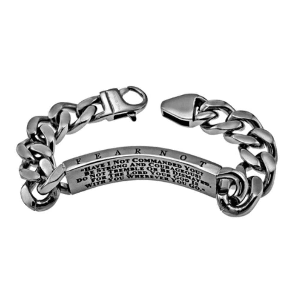 Men&#39;s Cable bracelet courageous back