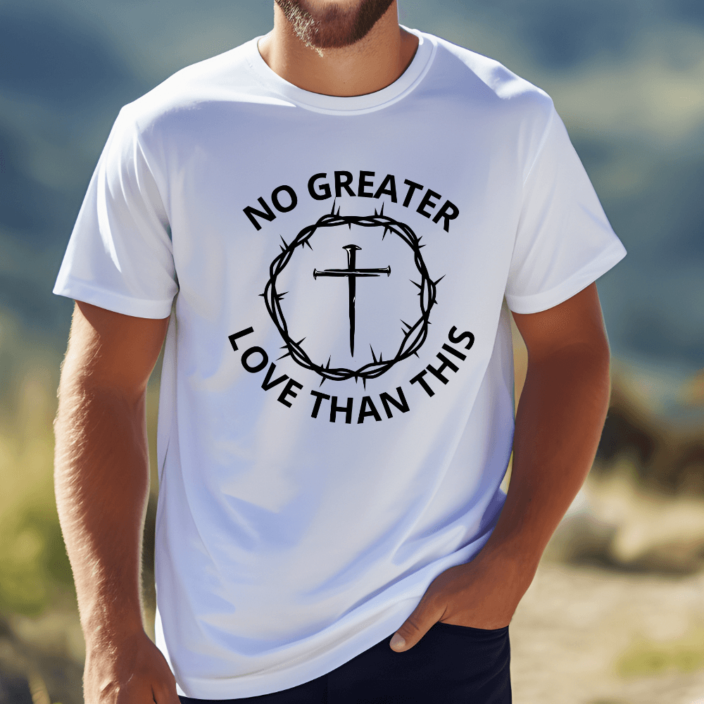 No Greater Love Hoodie Christian Jesus Christ Sweatshirt No Greater Love Hoodie Christian Jesus Christ Sweatshirt