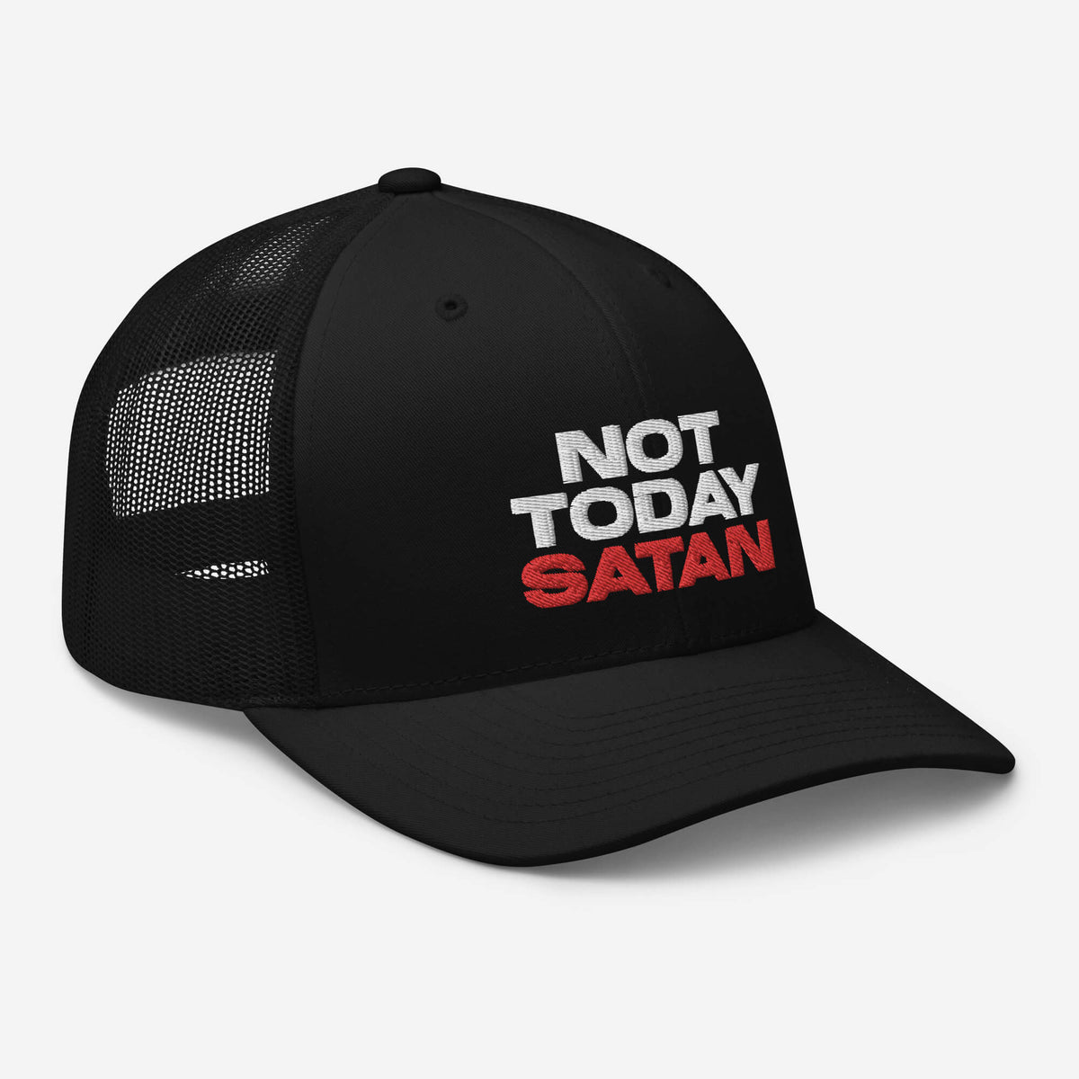 Not Today Satan Trucker Hat