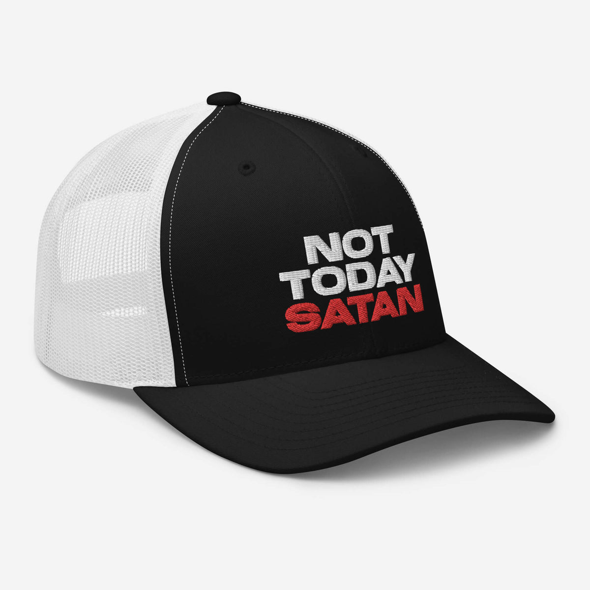 Not Today Satan Trucker Hat