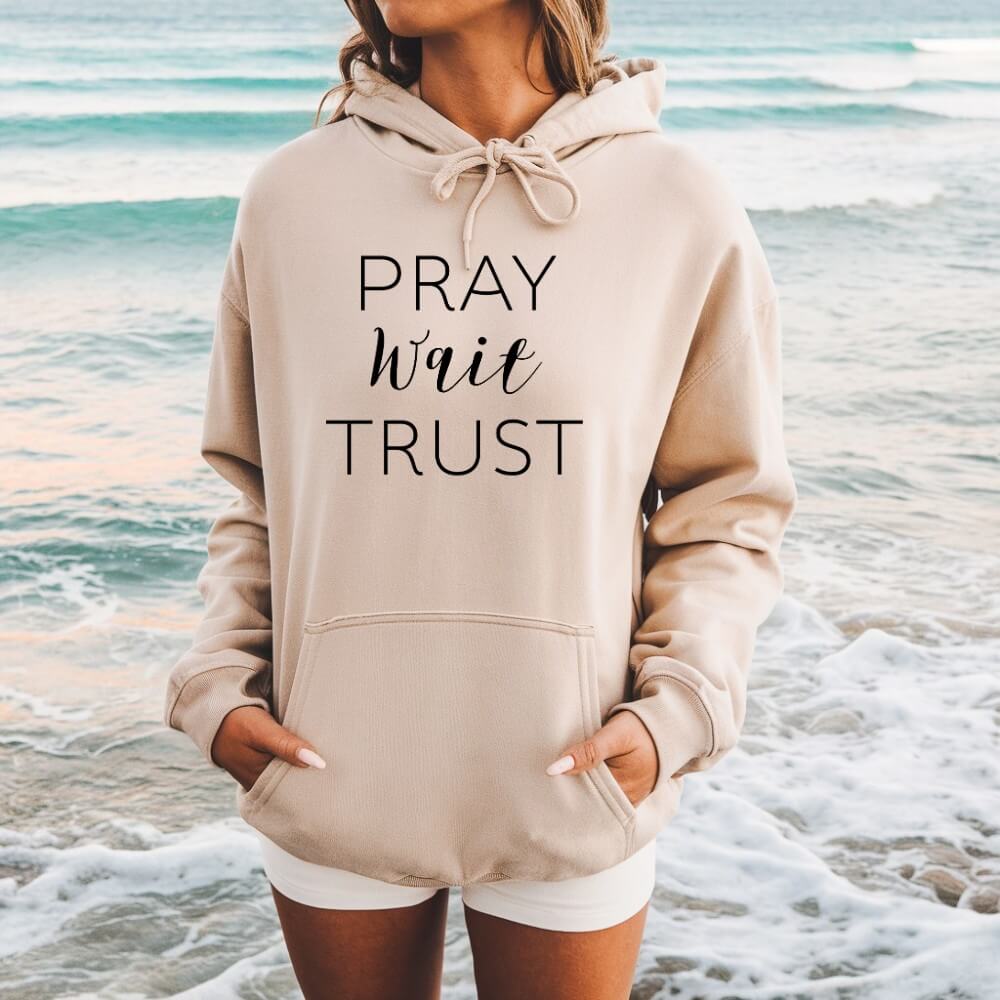 Pray Wait Trust Hoodie
