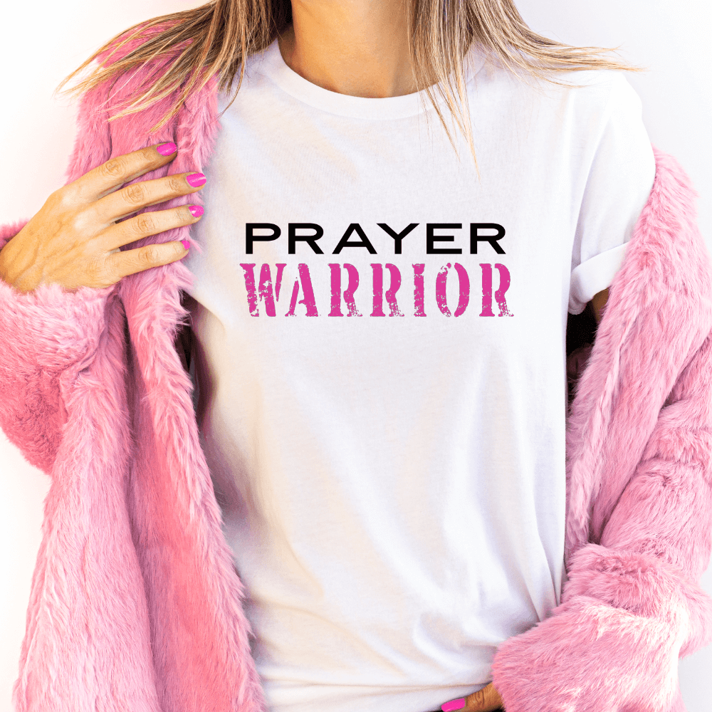 Prayer Warrior Breast Cancer Awareness Shirt