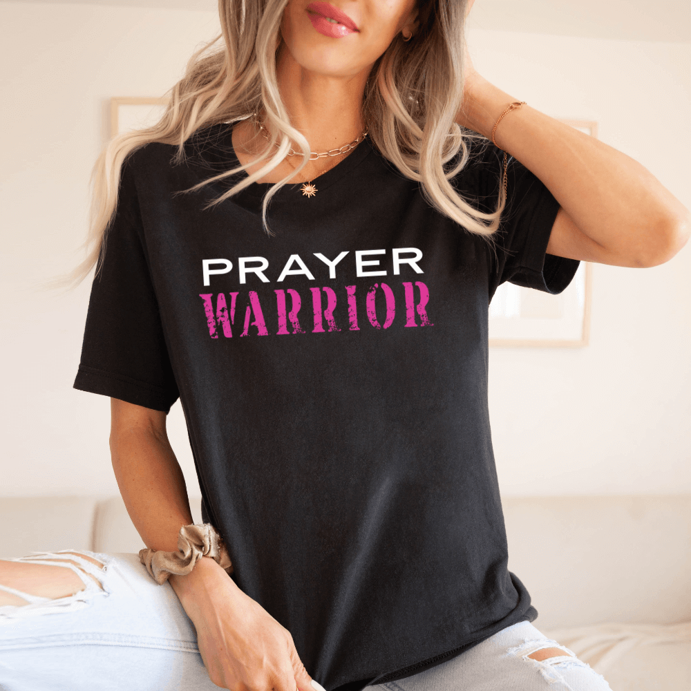 Prayer Warrior Breast Cancer Awareness Shirt