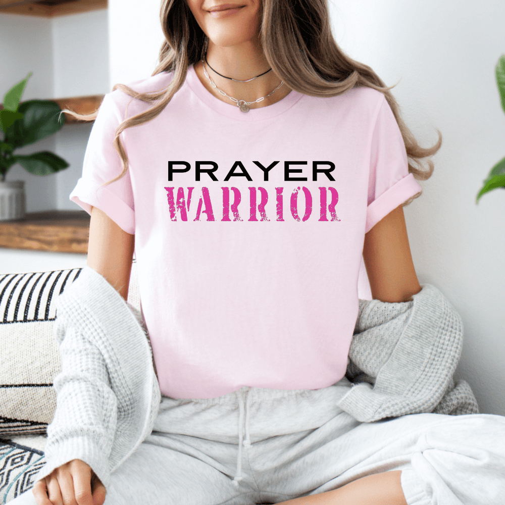 Prayer Warrior Breast Cancer Awareness Shirt