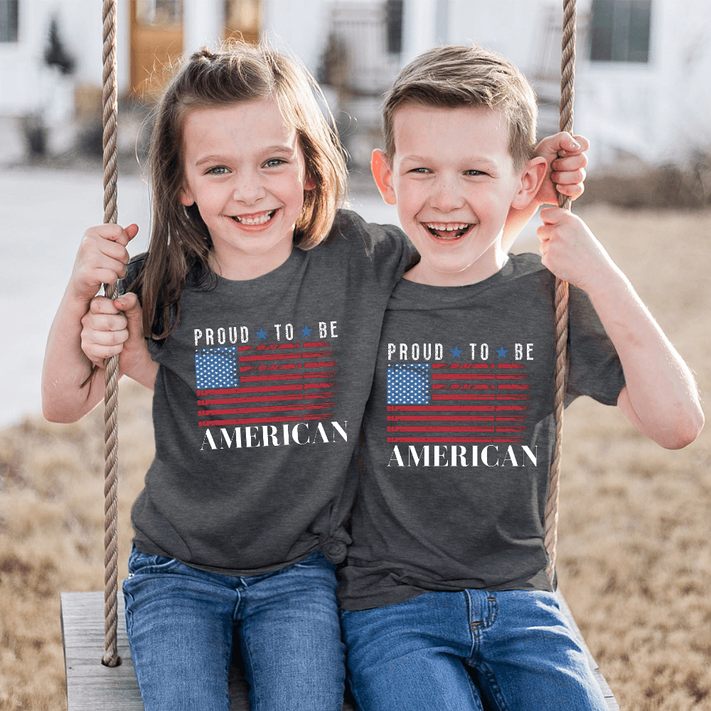 Proud To Be American Kids Tee