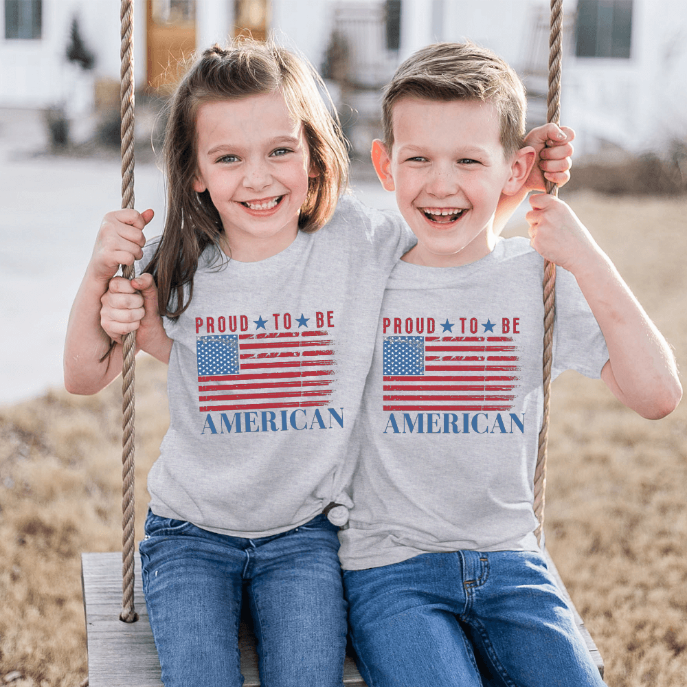 Proud To Be American Kids Tee