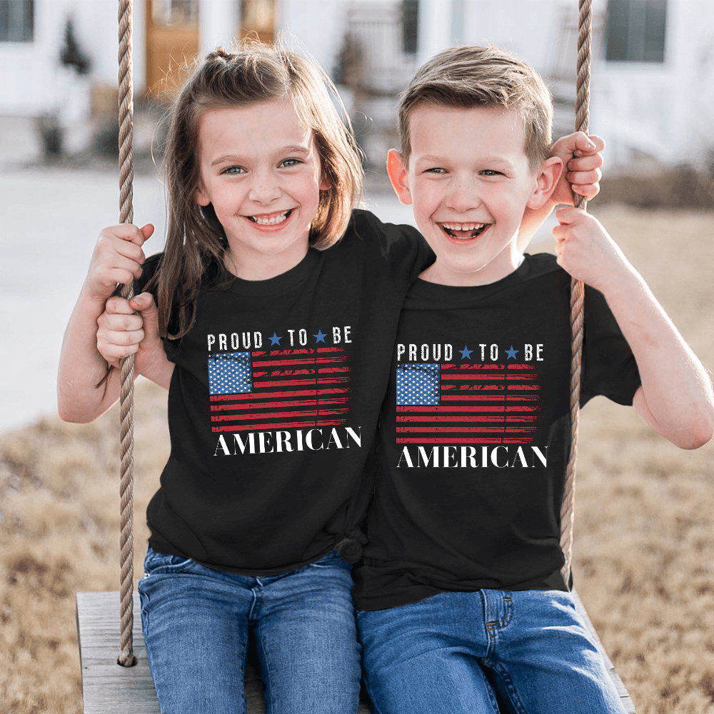 Proud To Be American Kids Tee