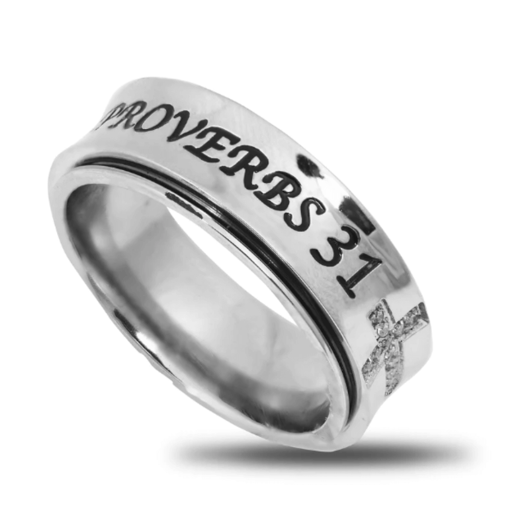 Proverbs 31 Women&#39;s Ring engraved