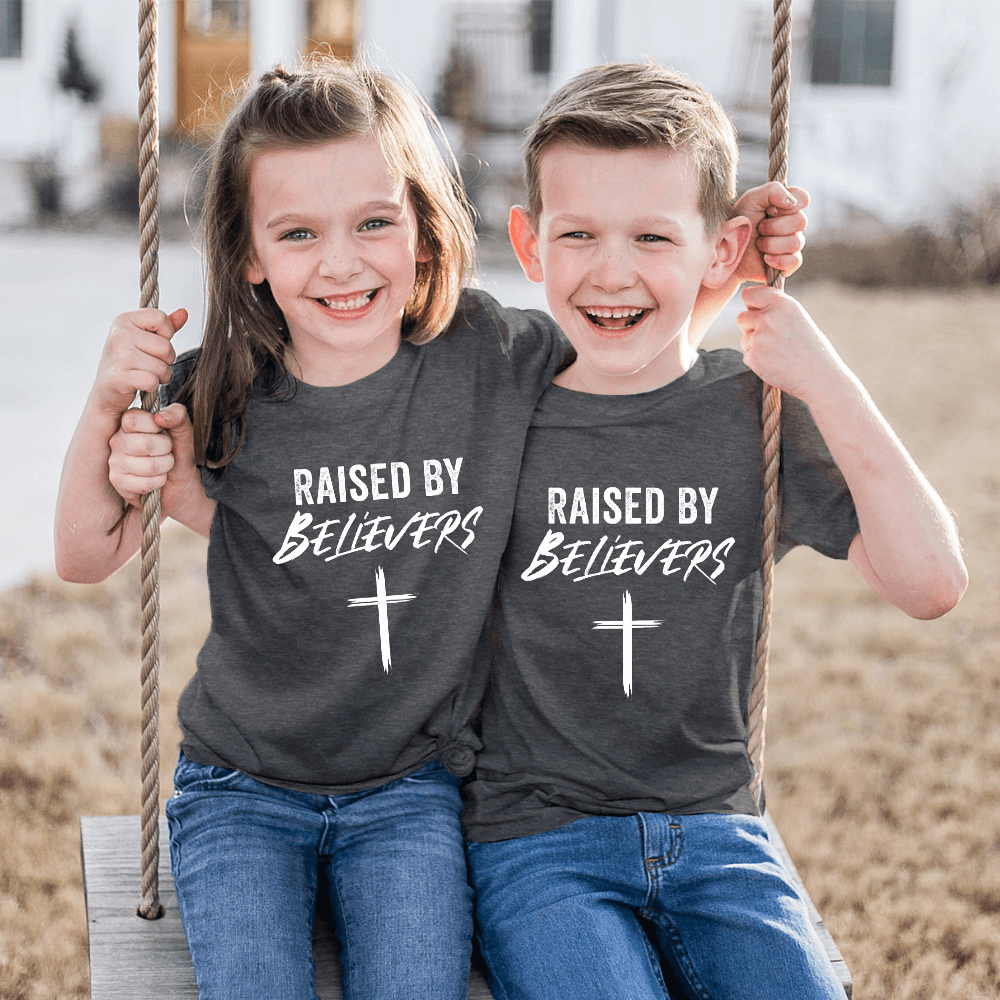 Raised By Believers Kids Tee