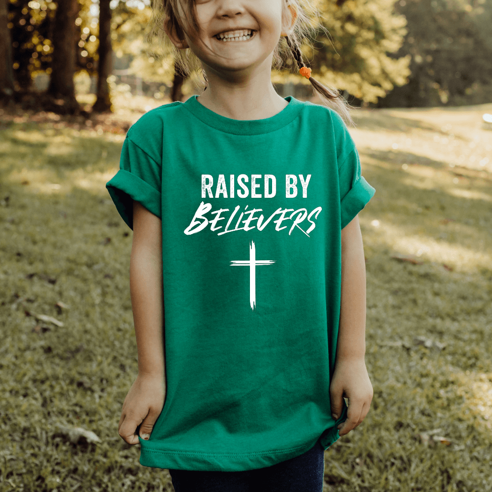 Raised By Believers Kids Tee