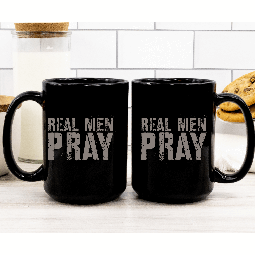 Real Men Pray Mug