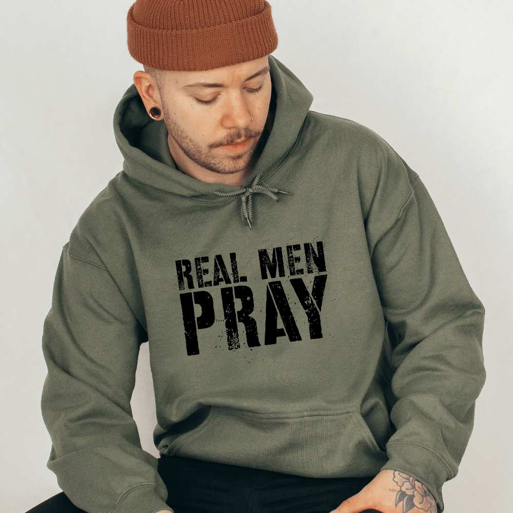 Real Men Pray Hoodie