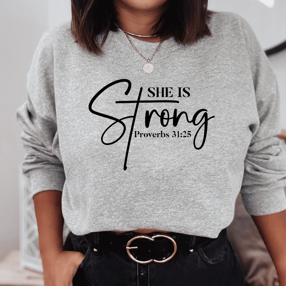 She Is Strong Sweatshirt