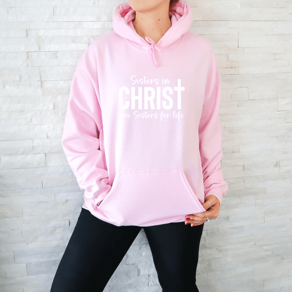 Pink sisters hoodie clearance