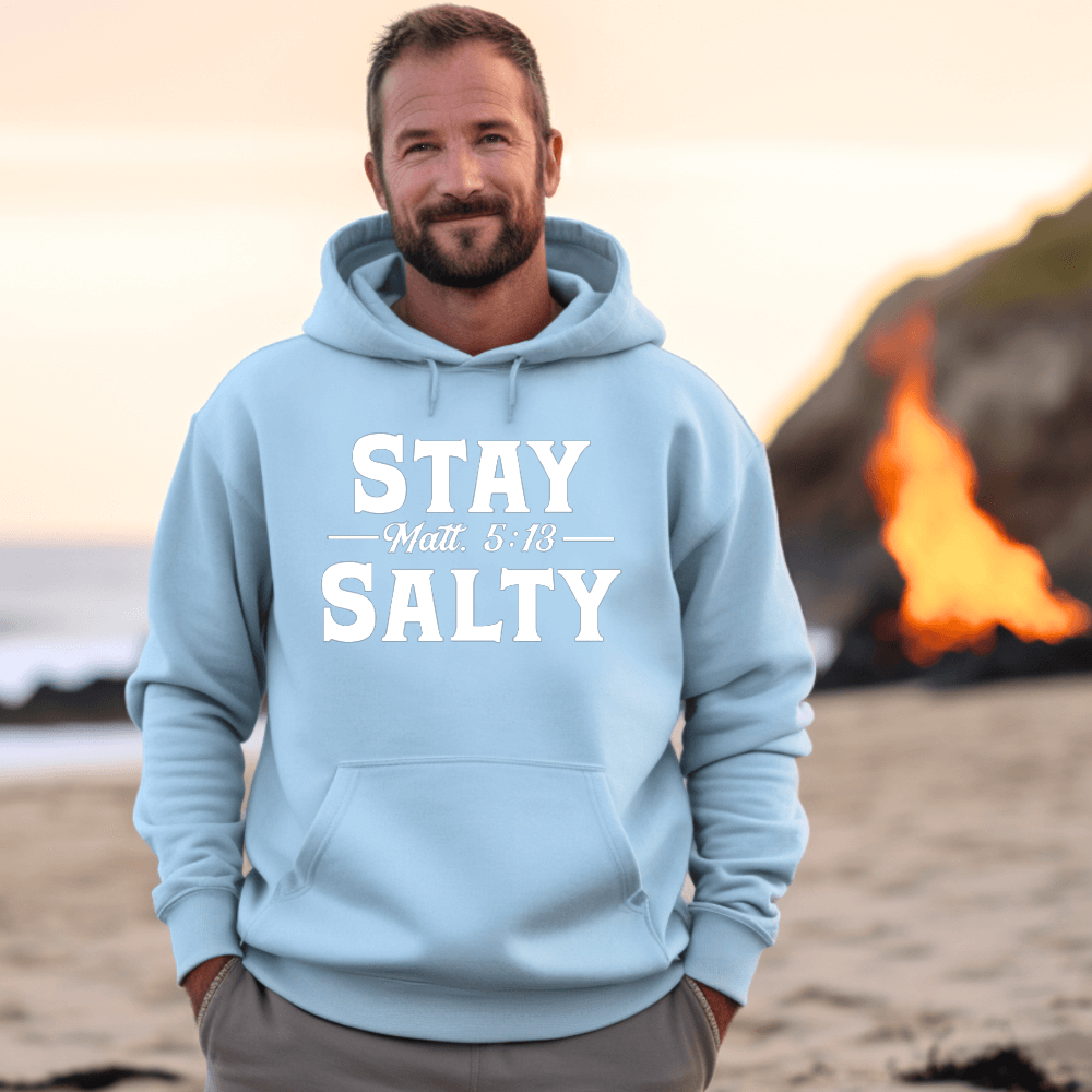 Stay Salty Mens Hoodie B The Light Boutique