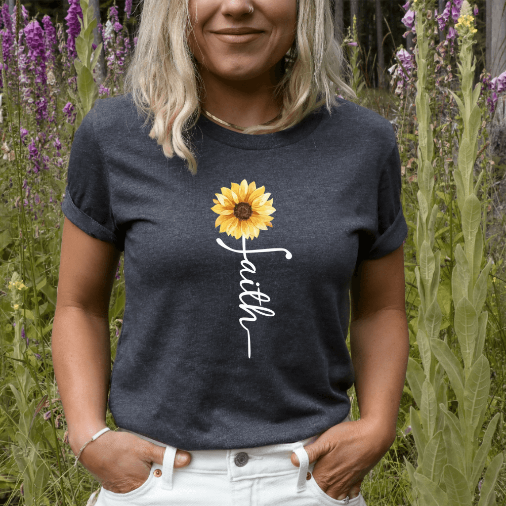 Sunflower Faith Tee