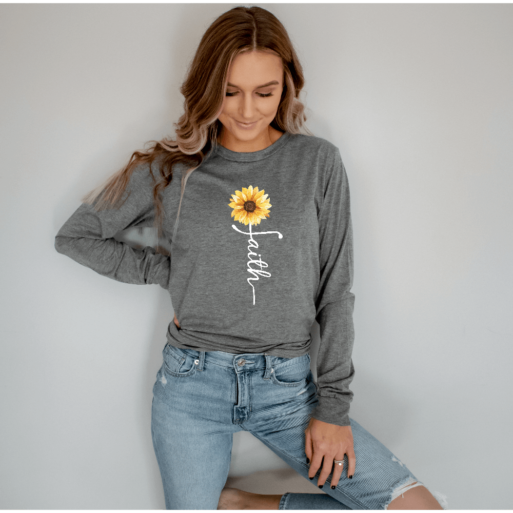 Sunflower Faith Long Sleeve Tee