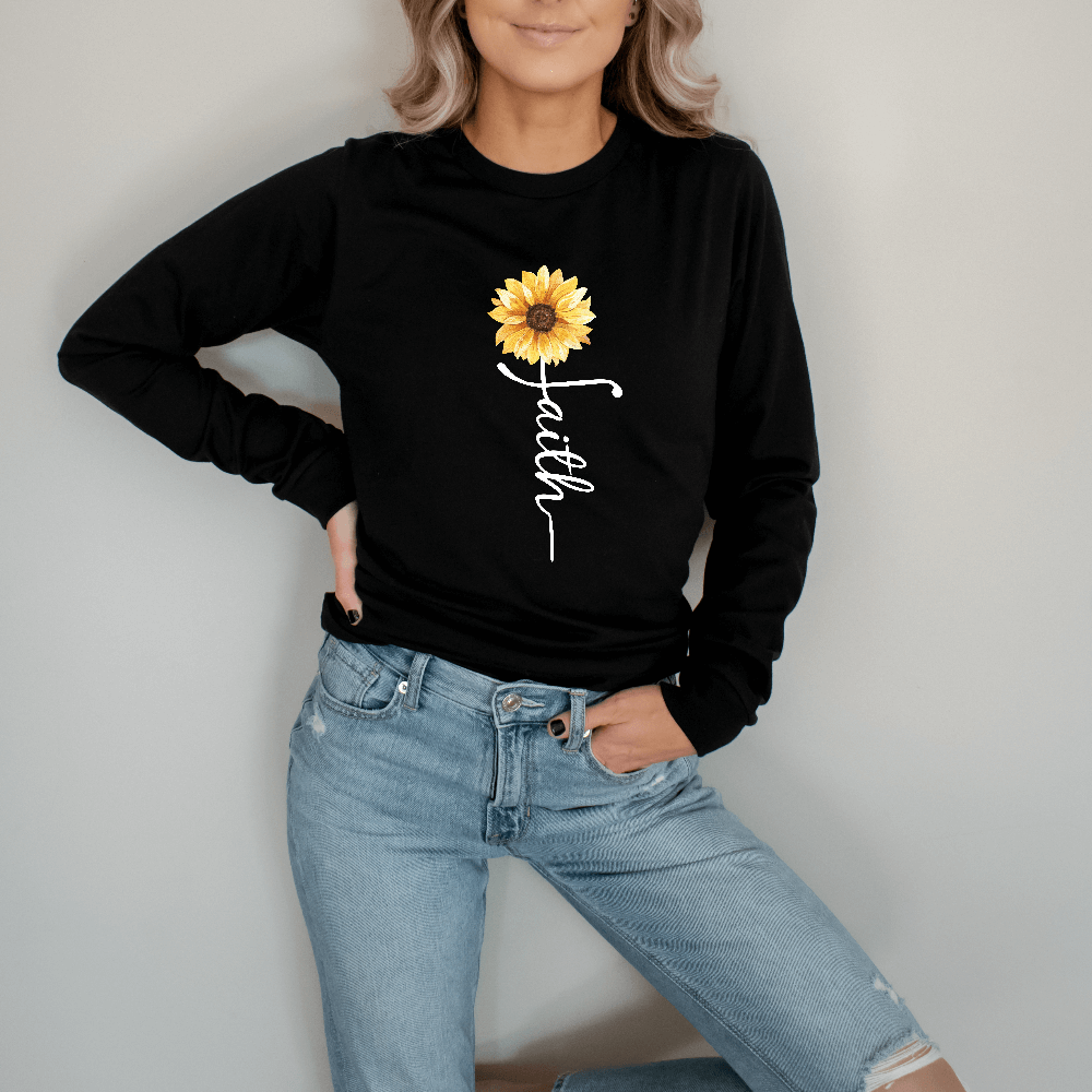 Sunflower Faith Long Sleeve Tee