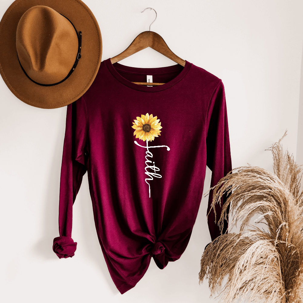 Sunflower Faith Long Sleeve Tee