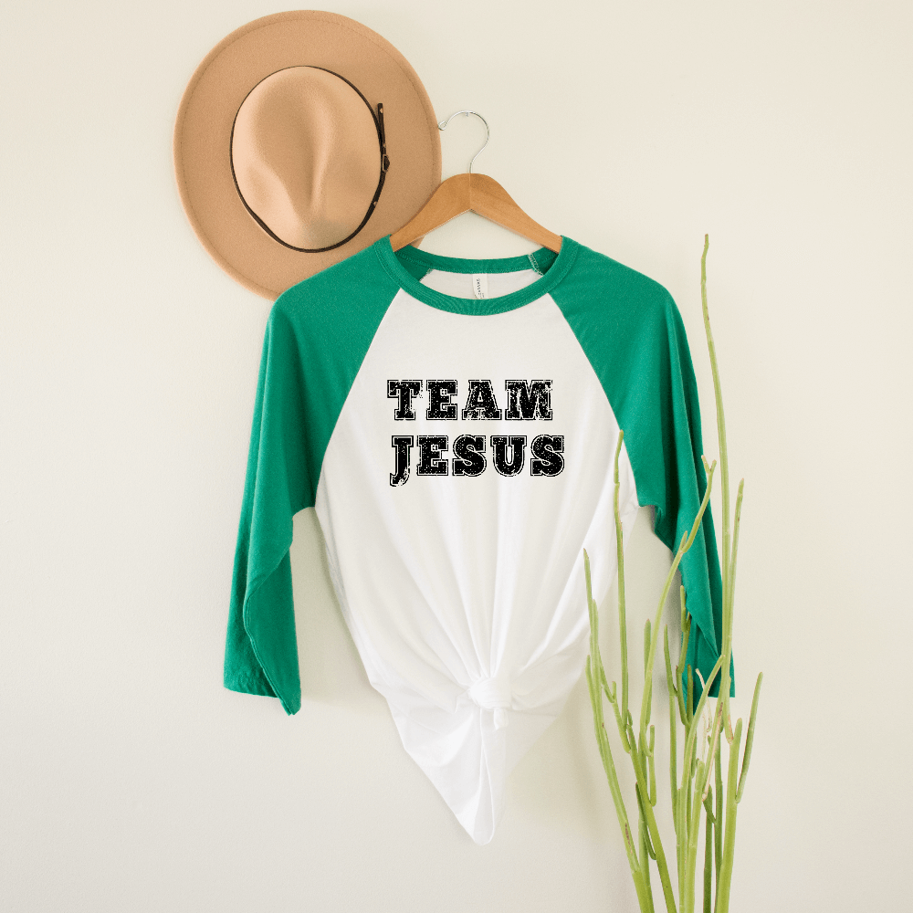 Team Jesus Raglan T-shirt