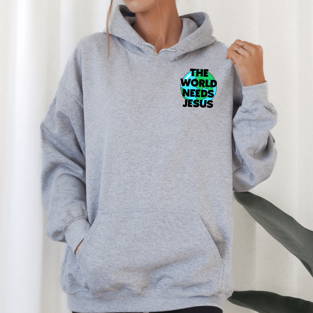 World Needs Jesus Hoodie