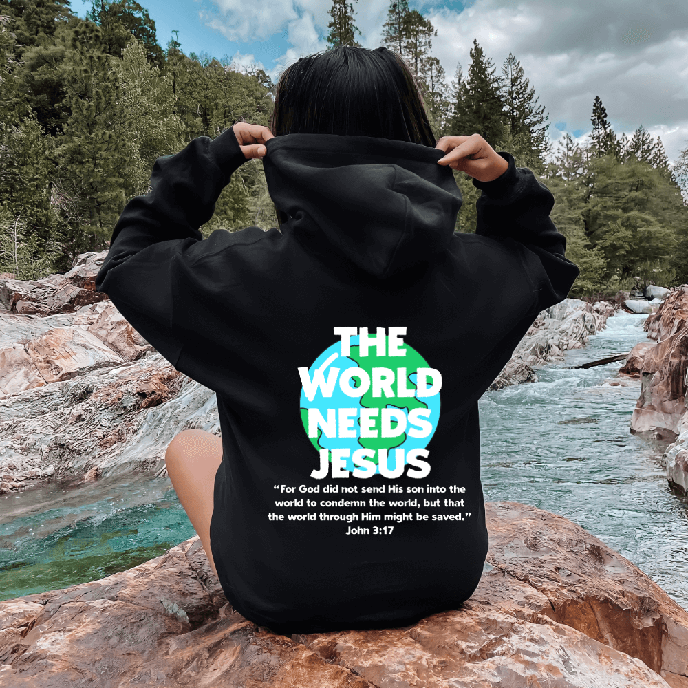 World Needs Jesus Hoodie