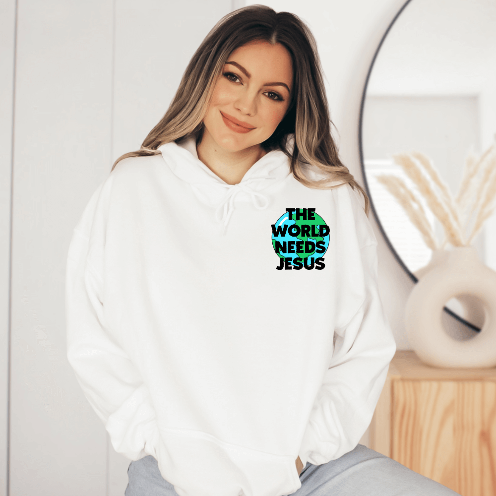 World Needs Jesus Hoodie