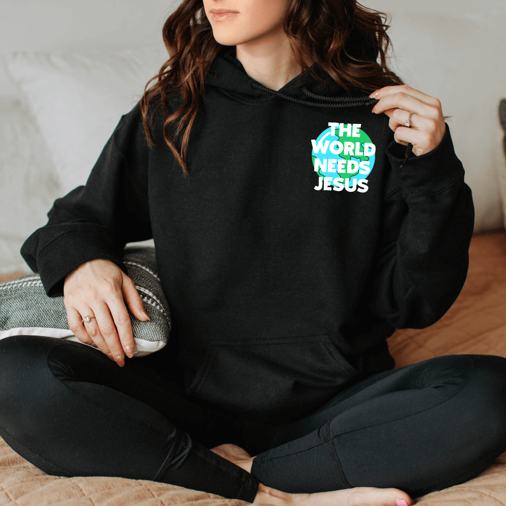 World Needs Jesus Hoodie