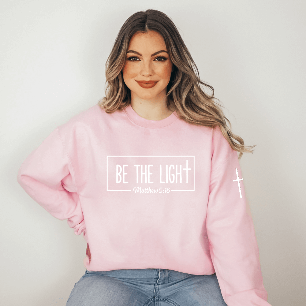 Be the Light Sweatshirt B The Light Boutique