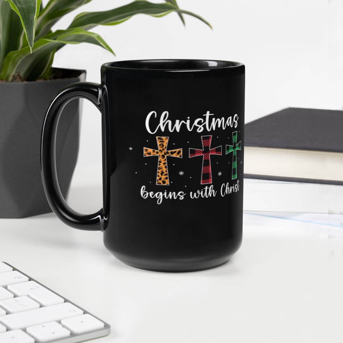 Christmas Begins With Christ Mug