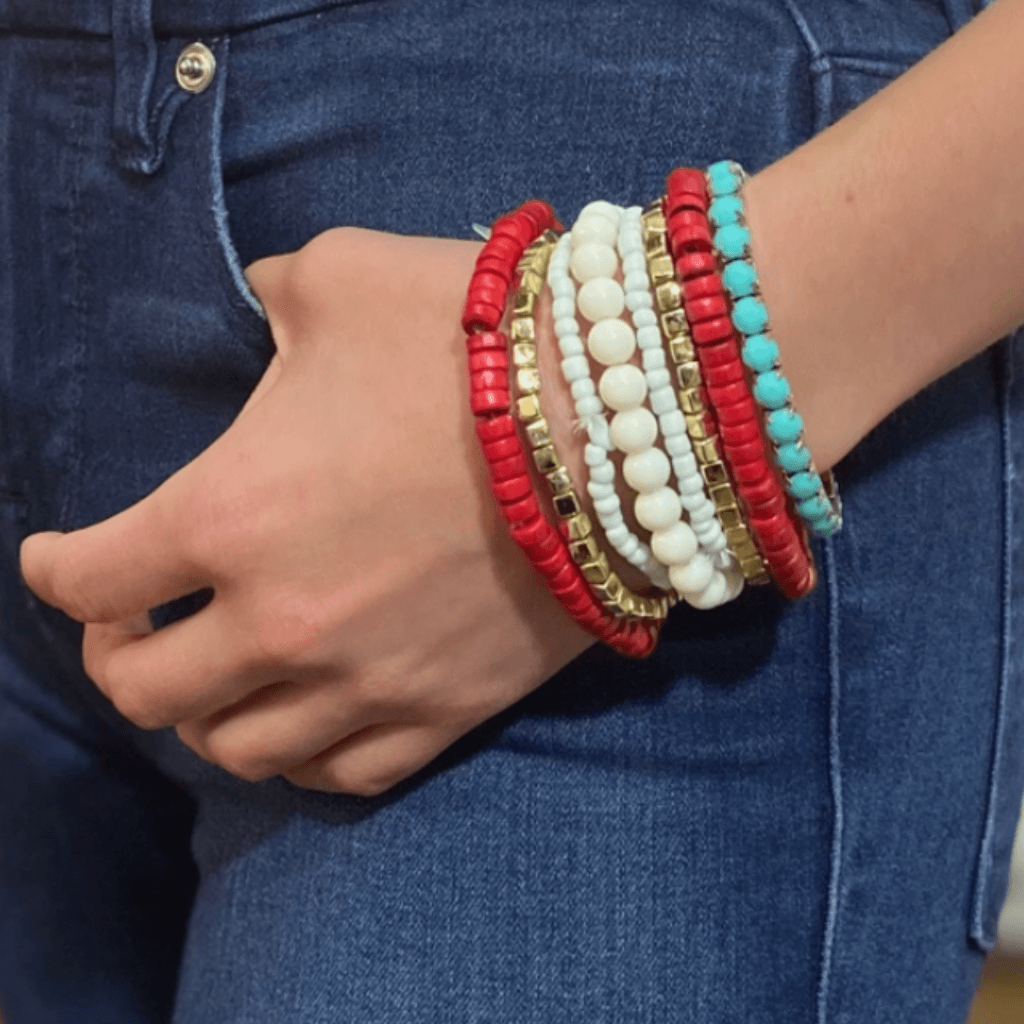 Boho Bracelet Red