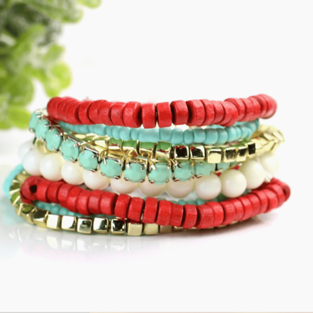 Boho Bracelet Red