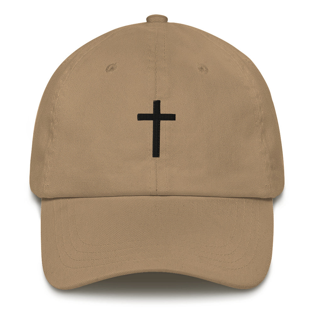 TSC Christian Cross Women s Small Fit Bio Washed Dad s Cap Black