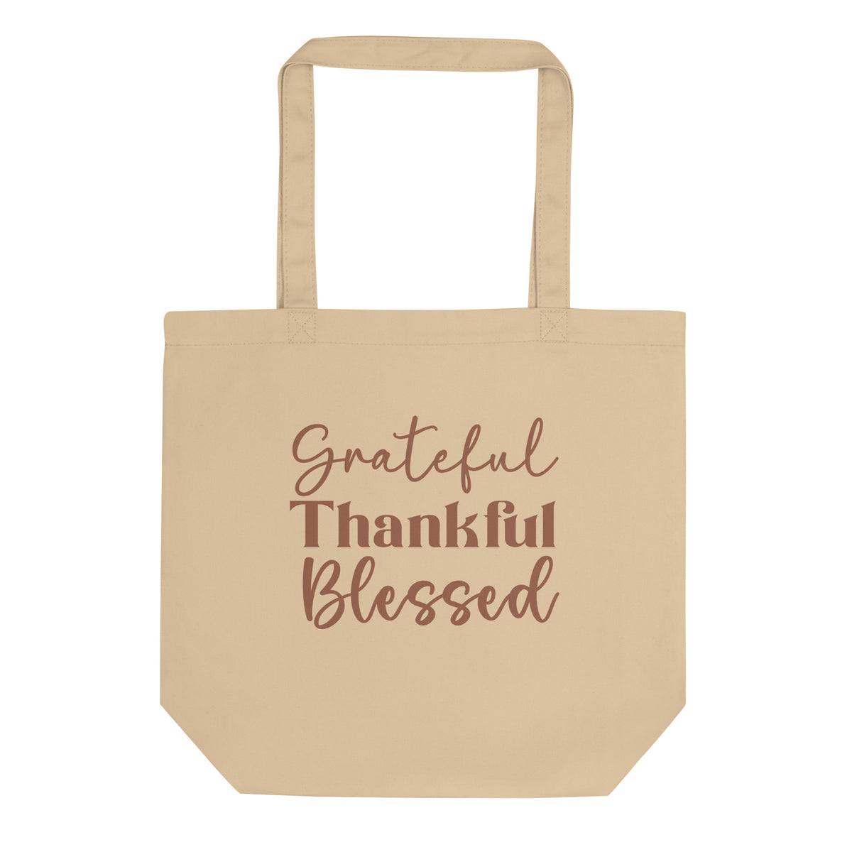 Grateful Thankful Blessed Tote