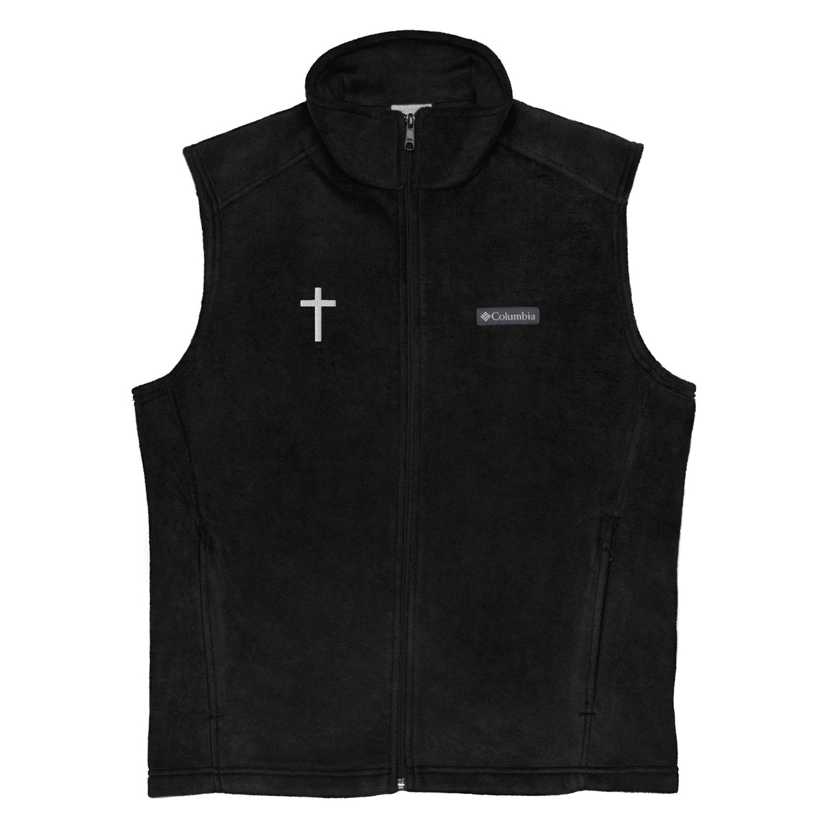 Christian Cross Men&#39;s Fleece Vest