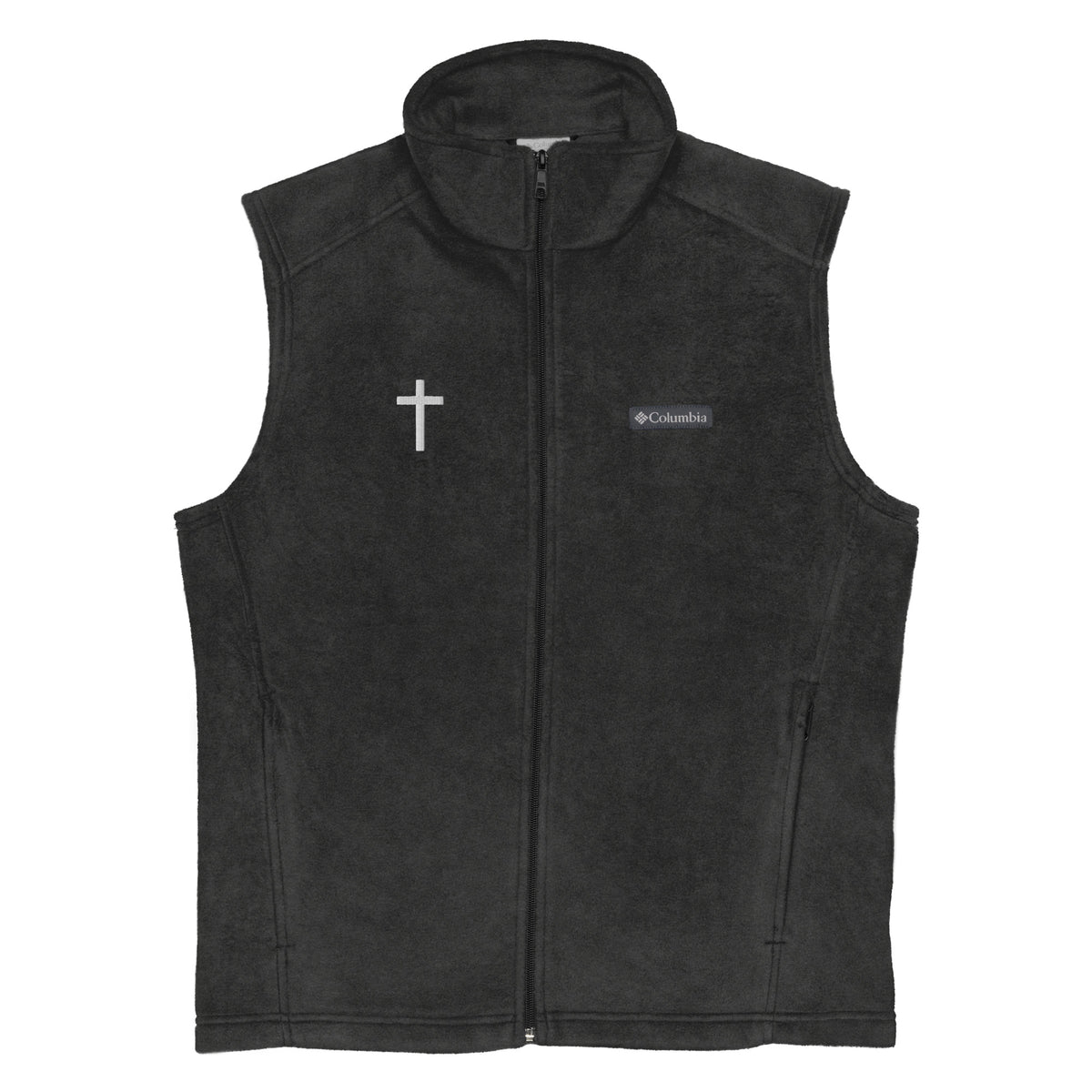 Christian Cross Men&#39;s Fleece Vest