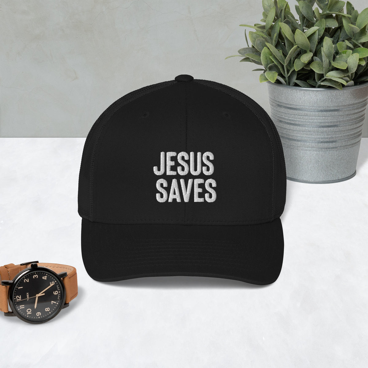 Jesus Saves Trucker Cap