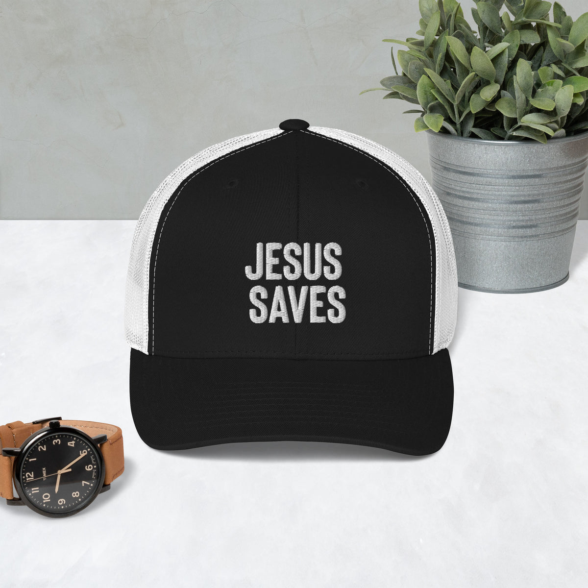 Jesus Saves Trucker Cap