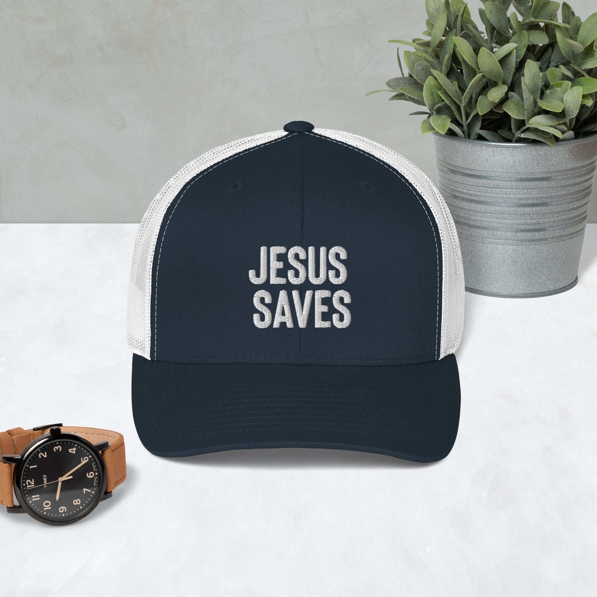 Jesus Retro Trucker Cap Jesus Retro Trucker Cap