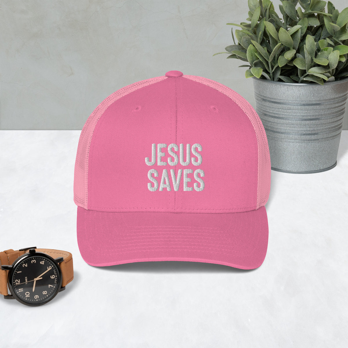 Jesus Saves Trucker Cap