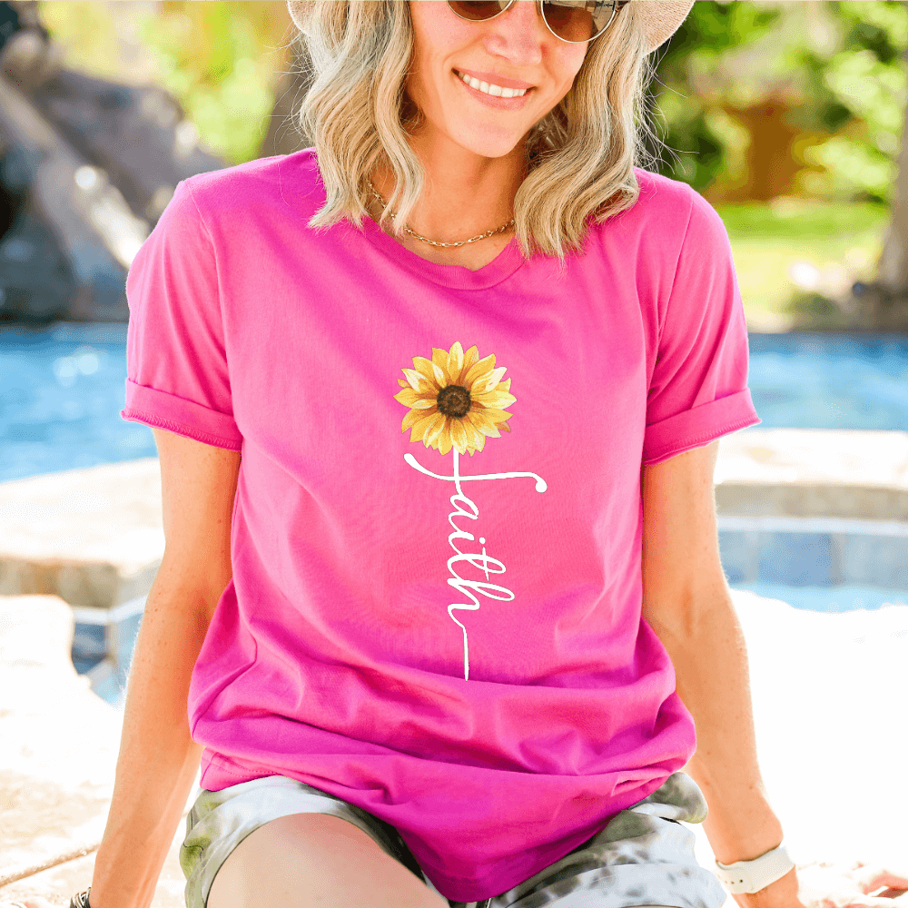 Sunflower Faith Tee