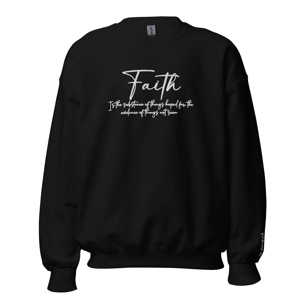 Embroidered Faith Sweatshirt