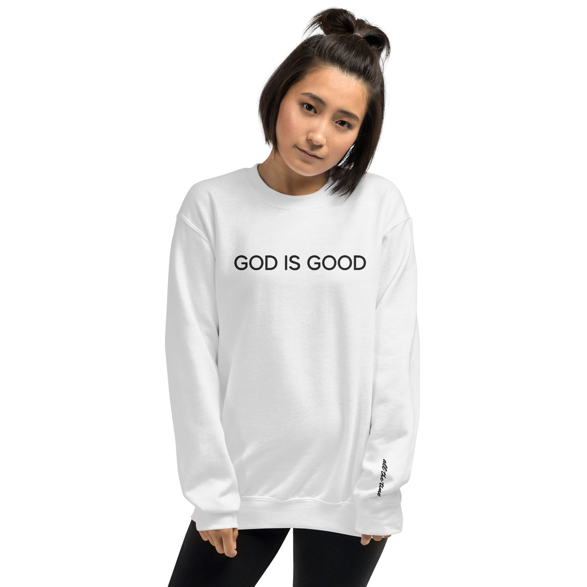 God Is Good Embroidered Sweatshirt