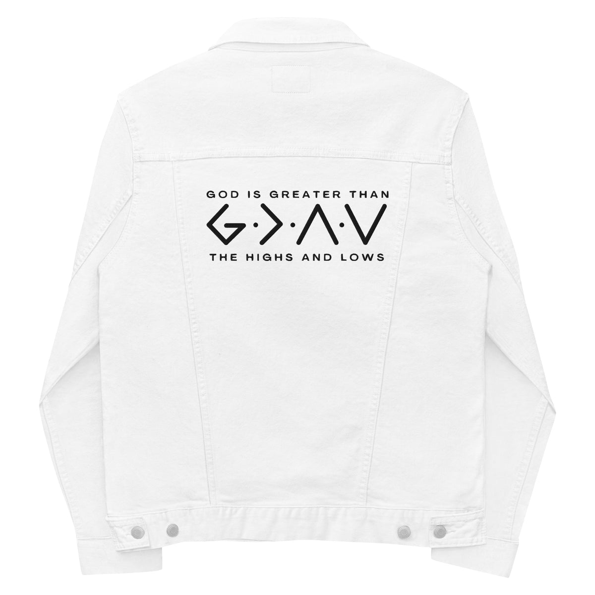 God is Greater Denim Jacket