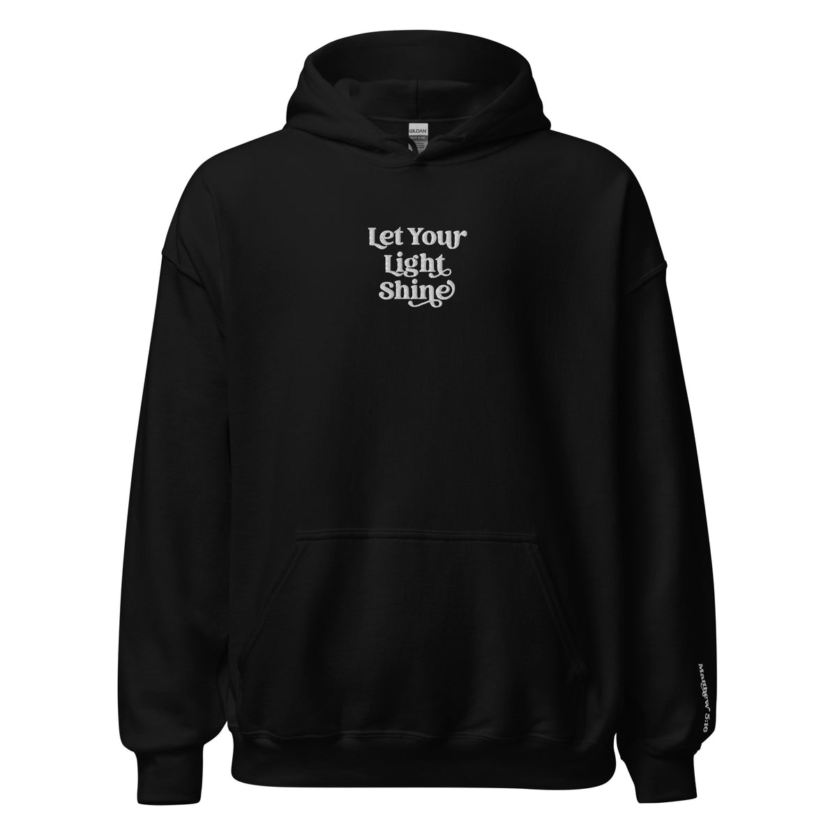 Let Your Light Shine Embroidered Hoodie