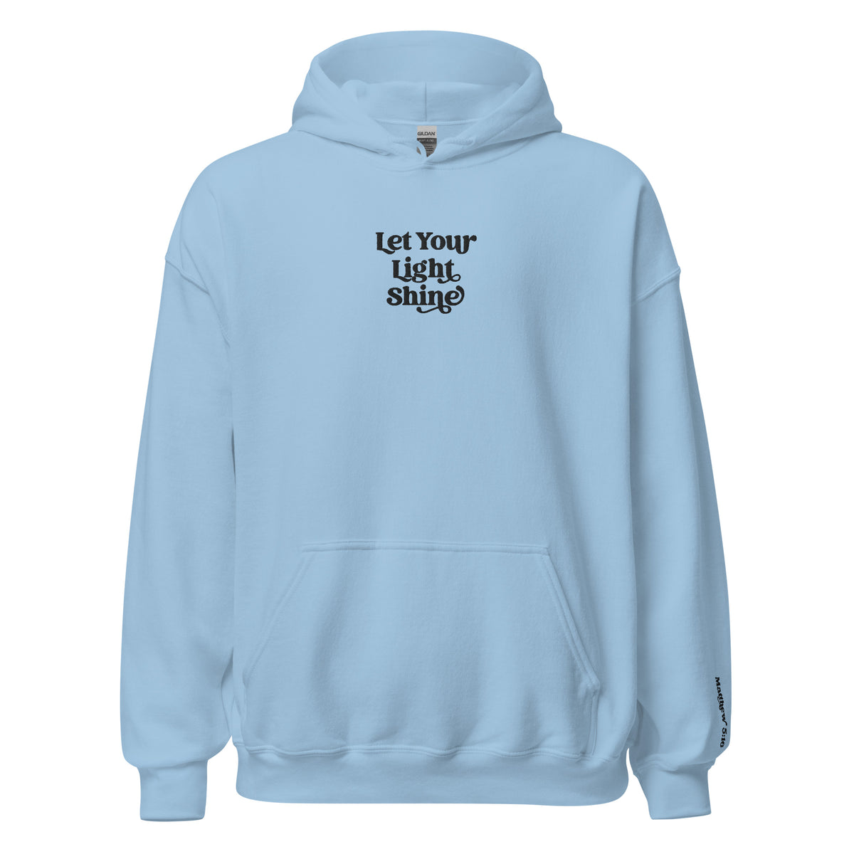 Let Your Light Shine Embroidered Hoodie