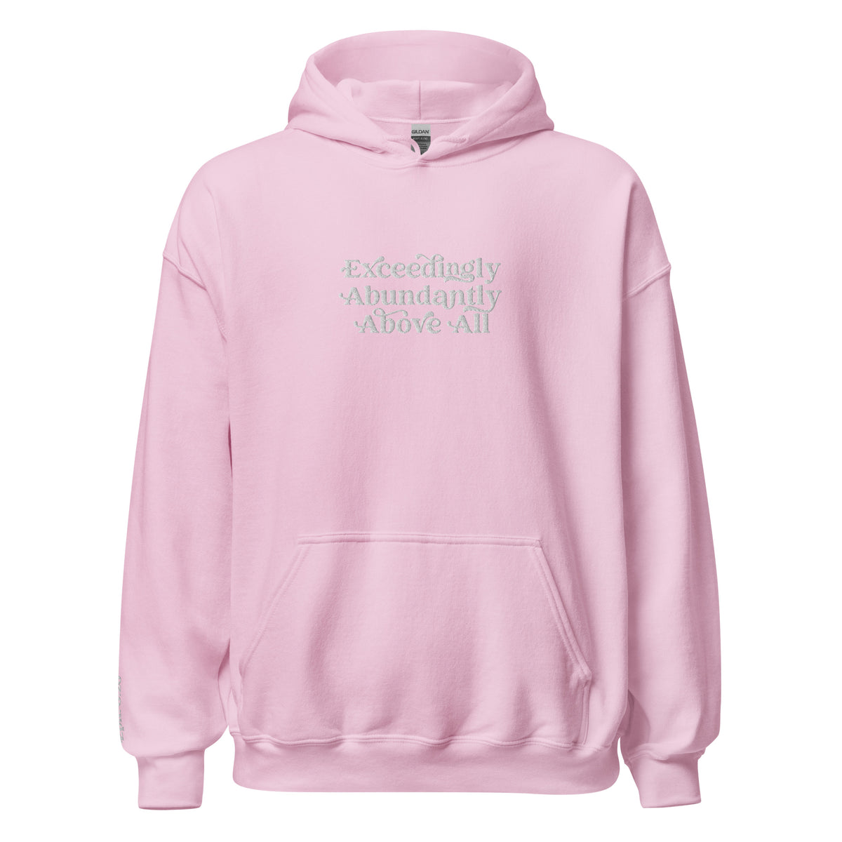 Above All Embroidered Hoodie