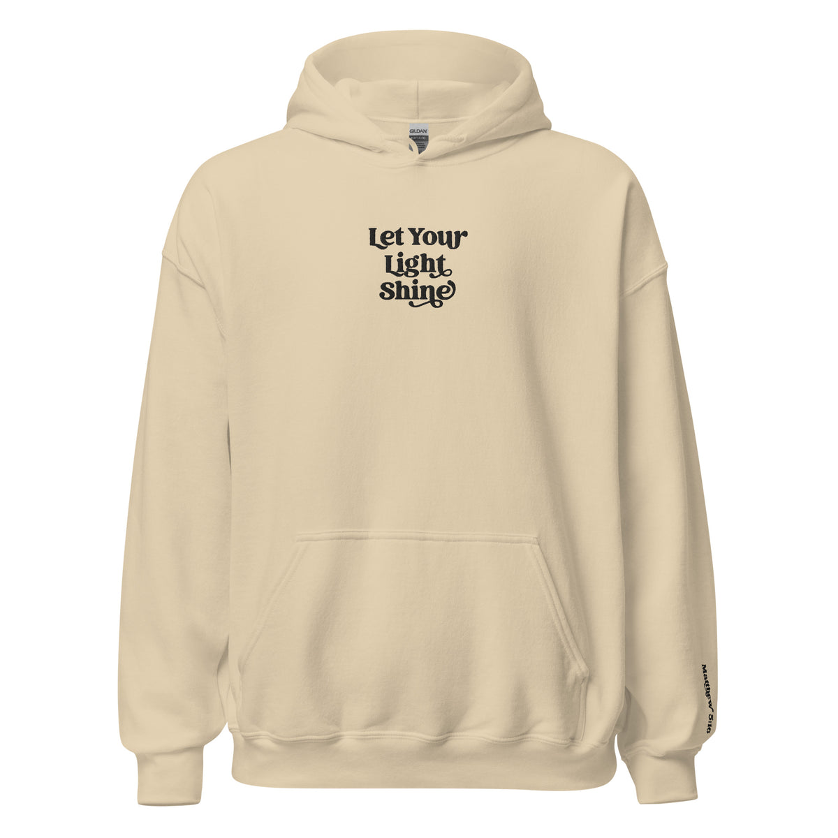 Let Your Light Shine Embroidered Hoodie