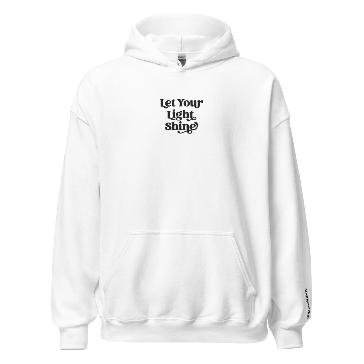 Let Your Light Shine Embroidered Hoodie